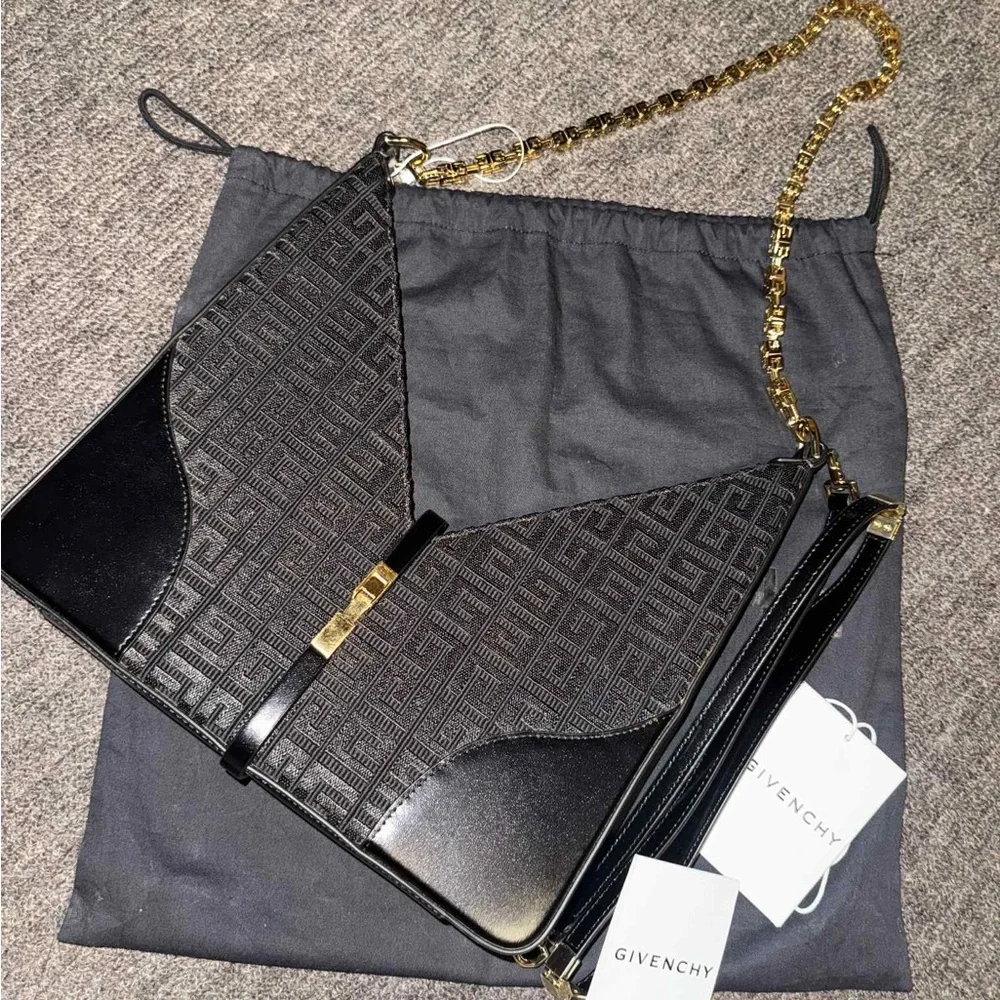Givenchy Women's 4G Embroidered Canvas Cut Out Bag